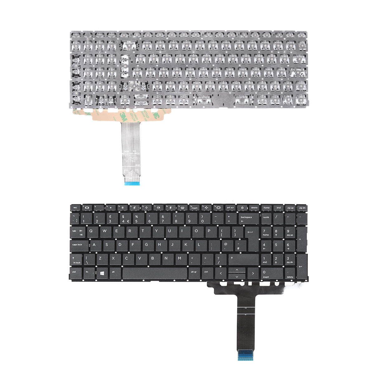 Picture of New Replacement Laptop Keyboard For HP ProBook 450 G8 455 G8 Series BLACK (without foil without Backlit win8)  Uk Layout